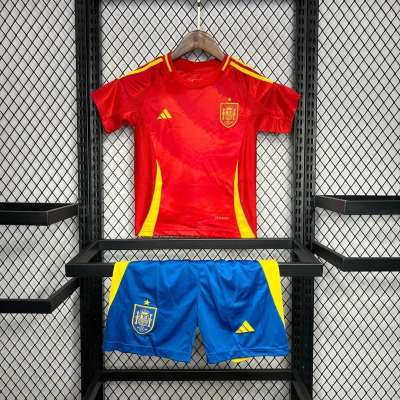 2024 Spain National Team Home Football Shirt 1:1 Thai quality Kids Size