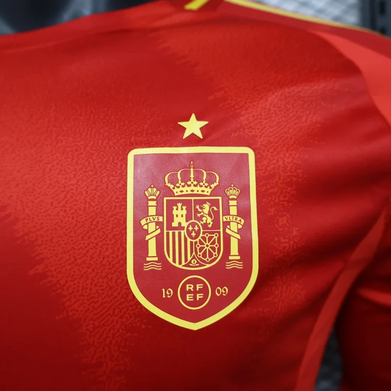 2024 Player Version Spain National Team Home Long Sleeve Football Shirt  1:1 Thai quality - Image 4