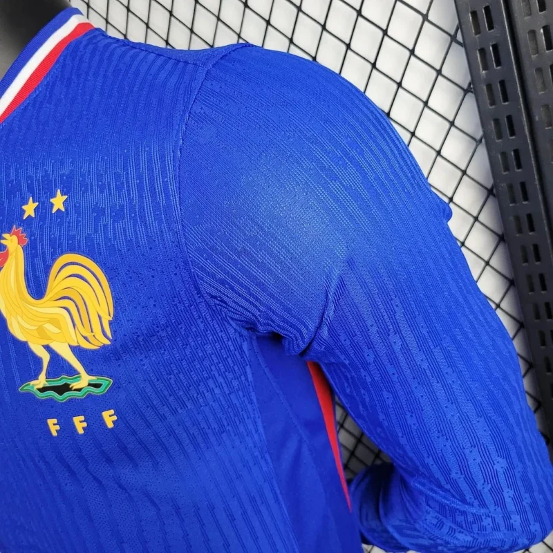 2024 Player Version Long Sleeve France Home  Football Shirt 1:1 Thai Quality - Image 7