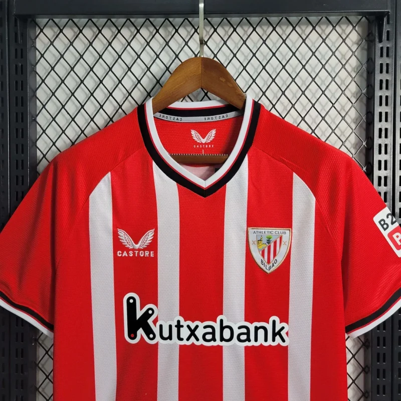 23-24 Athletic Bilbao Home Football Shirt 1:1 Thai Quality - Image 4