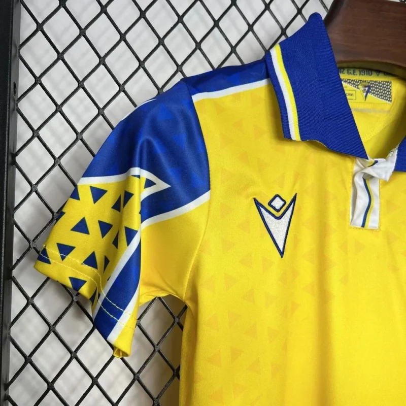 2024/2025 Cadiz Home Football Shirt 1:1 Thai Quality Kids Size - Image 4