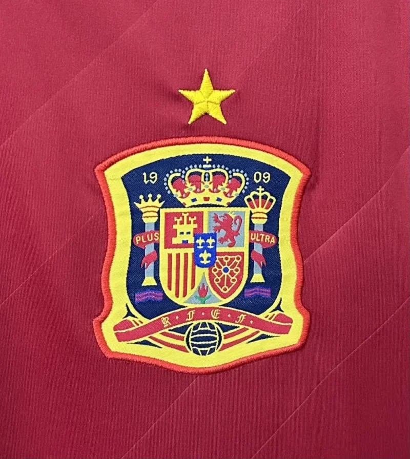 2010 Retro Spanish Home Football Shirt  1:1 Thai Quality - Image 6