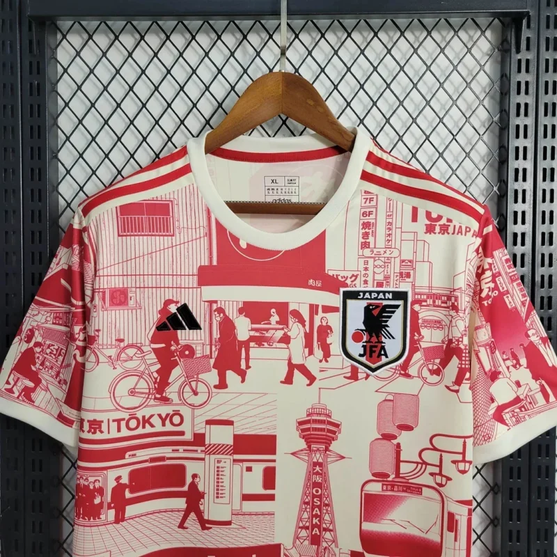 2023 Japan Tokyo Special Edition Red Football Jersey - Image 4