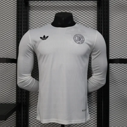 2025 Long Sleeves Player Version Germany 125th Anniversary Edition White Football Shirt 1:1 Thai Quality