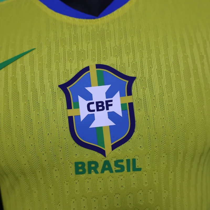 2025 Player Version Brazil Home Soccer Jersey 1:1 Thai Quality - Image 5