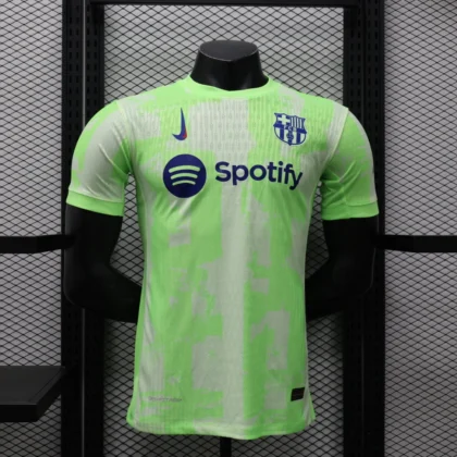 2024/2025 Player Version Barcelona Third Away Football Shirt 1:1 Thai Quality (With Sponsor)