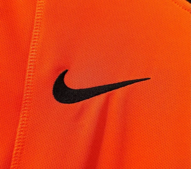 2000 Retro Netherlands Home Soccer Jersey - Image 4