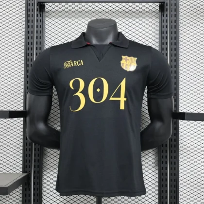 2024/2025 Player Version Barcelona Yamal Kopa Award Commemorative Edition Black Football Shirt 1:1 Thai Quality