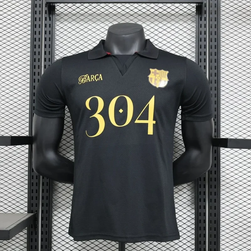 2024/2025 Player Version Barcelona Yamal Kopa Award Commemorative Edition Black Football Shirt 1:1 Thai Quality