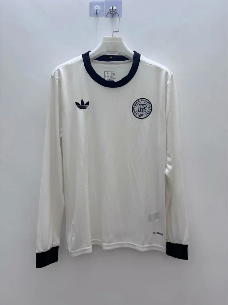 2025 Long Sleeves Germany 125th Anniversary Edition White Football Shirt 1:1 Thai Quality