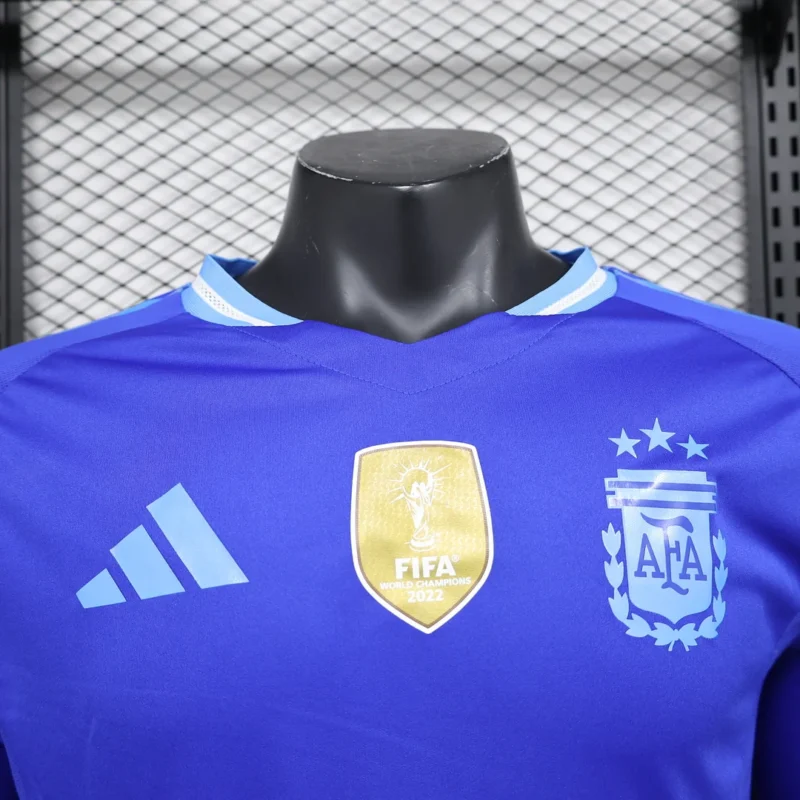 2024 Player Version Argentina Away Long Sleeve Football Shirt 1:1 Thai Quality - Image 3