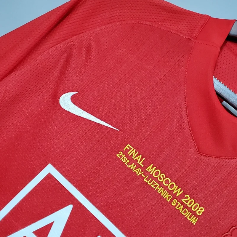 2007/2008 Retro Manchester United Home Champions League Edition Football Shirt 1:1 Thai Quality - Image 4