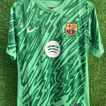 2024/2025 Barcelona Goalkeeper Green Football Shirt 1:1 Thai Quality
