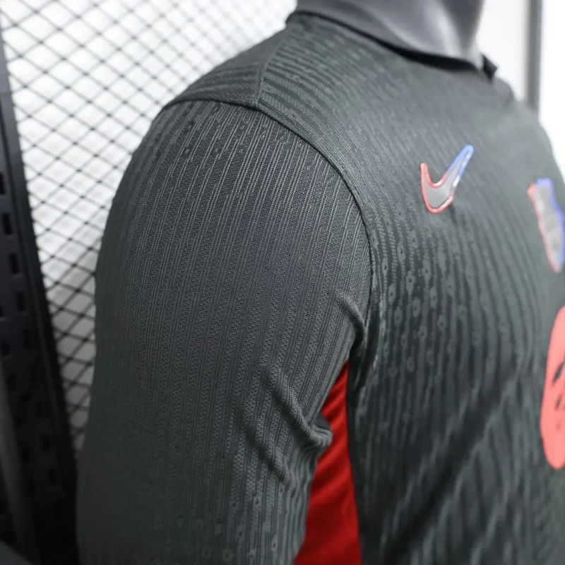 2024/2025 Player Version Long Sleeve Barcelona Away Football Shirt 1:1 Thai Quality - Image 6