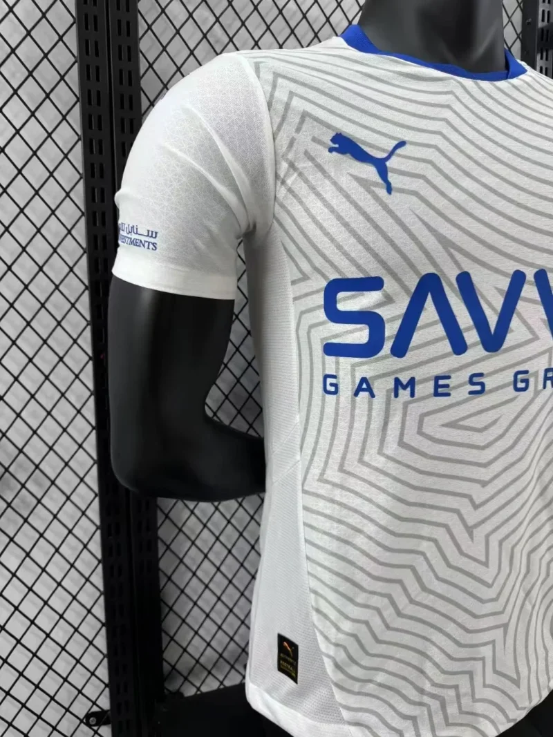 2024/2025 Player Version Al-Hilal Saudi Arabia Away Football Shirt 1:1 Thai Quality - Image 3