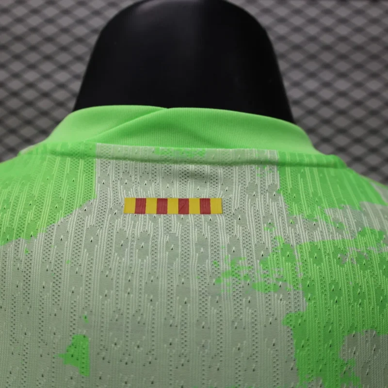 2024/2025 Player Version Barcelona Third Away Football Shirt 1:1 Thai Quality (With Sponsor) - Image 4