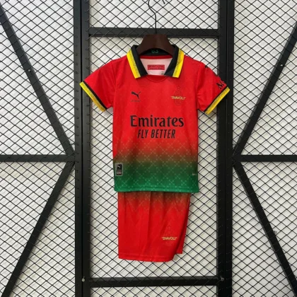 2025/2026 AC Milan Special Edition Red Football Shirt 1:1 Thai Quality Kids Size