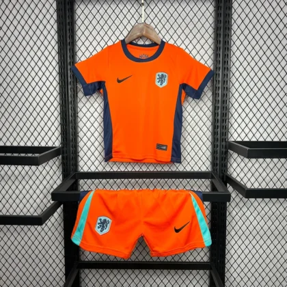 2024 Netherlands National Team Home Football Shirt 1:1 Thai Quality Kids Size