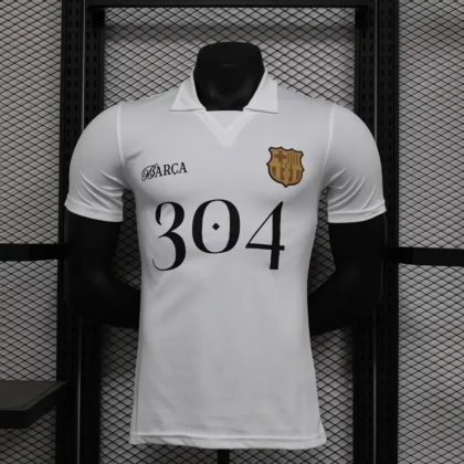 2024/2025 Player Version Barcelona Yamal Kopa Award Commemorative Edition White Football Shirt 1:1 Thai Quality