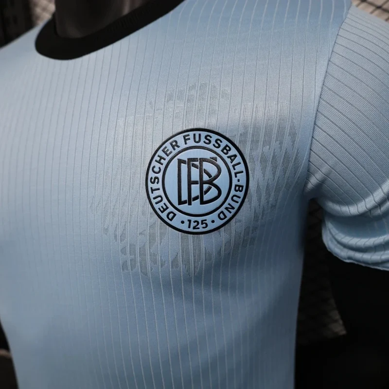 2025 Player Version Germany 125th Anniversary Edition Blue Football Shirt 1:1 Thai Quality - Image 6