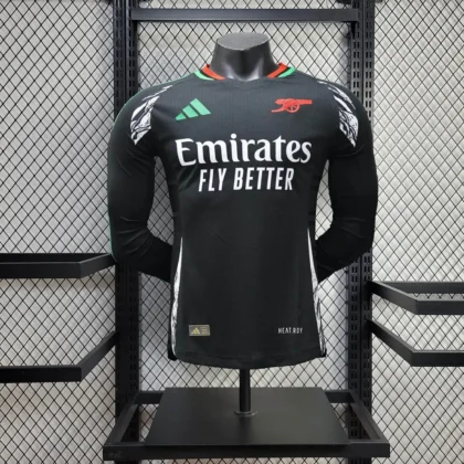 2024/2025  Player Version Long Sleeve Arsenal Away Football Shirt 1:1 Thai Quality