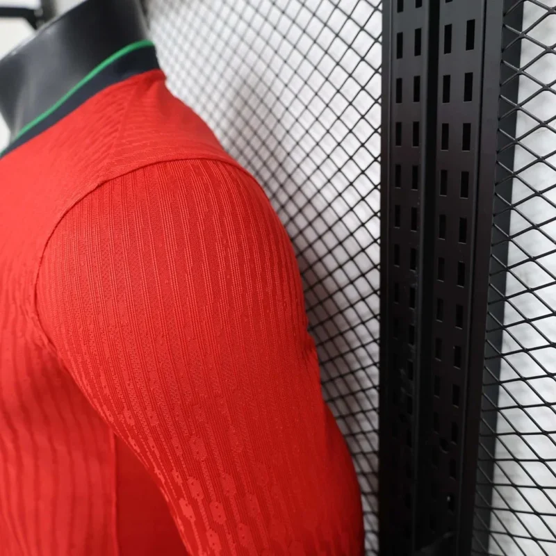 2024 Player Version Long Sleeve Portugal Home Football Shirt 1:1 Thai Quality - Image 7