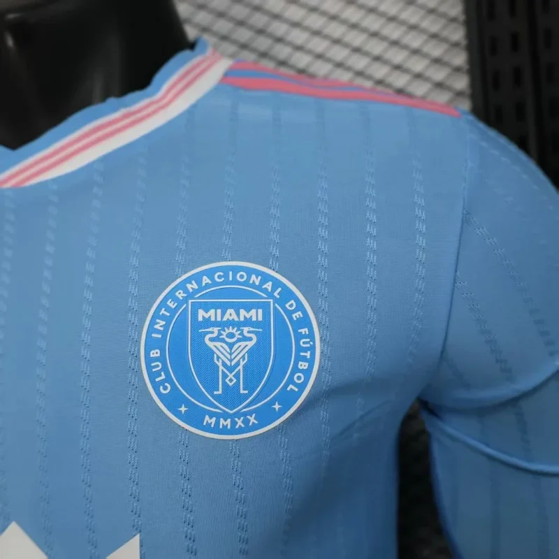 2025/2026 Player Version Inter Miami Third Away Long Sleeve Soccer Jersey 1:1 Thai Quality - Image 4