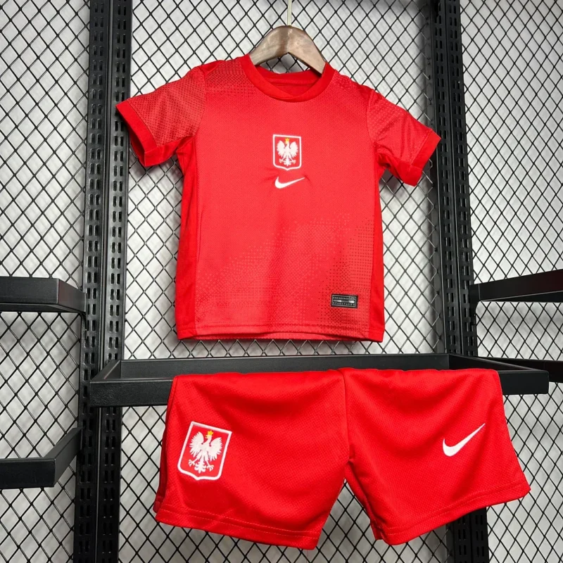 2024 Poland National Team Home Football Shirt 1:1 Thai Quality Kids Size - Image 2
