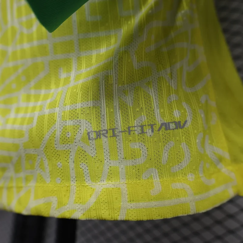 2024 Player Version Brazil Home Long Sleeve Soccer Jersey 1:1 Thai Quality - Image 9