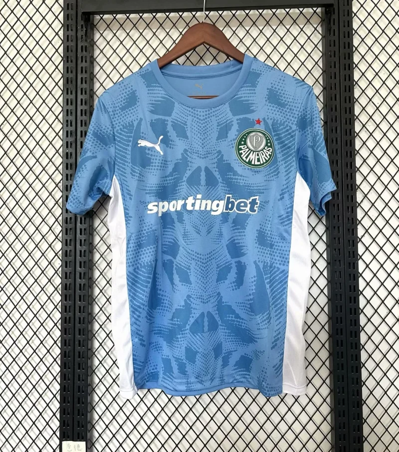 2025/2026 Palmeiras Goalkeeper Blue Football Jersey 1:1 Thai Quality
