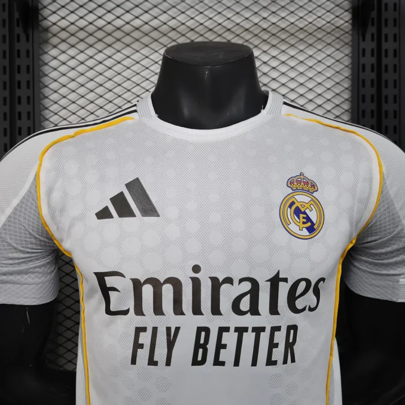 2025/2026 Player Version Real Madrid Home Football Shirt1:1 Thai Quality - Image 3