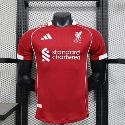 2025/2026 Player Version Liverpool Home Soccer Jersey 1:1 Thai Quality