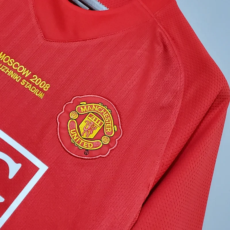 2007/2008 Retro Manchester United Home Champions League Edition Football Shirt 1:1 Thai Quality - Image 5