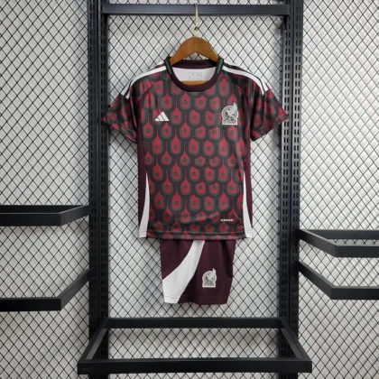 2024 Mexico National Home Football Shirt 1:1 Thai Quality Kids Size