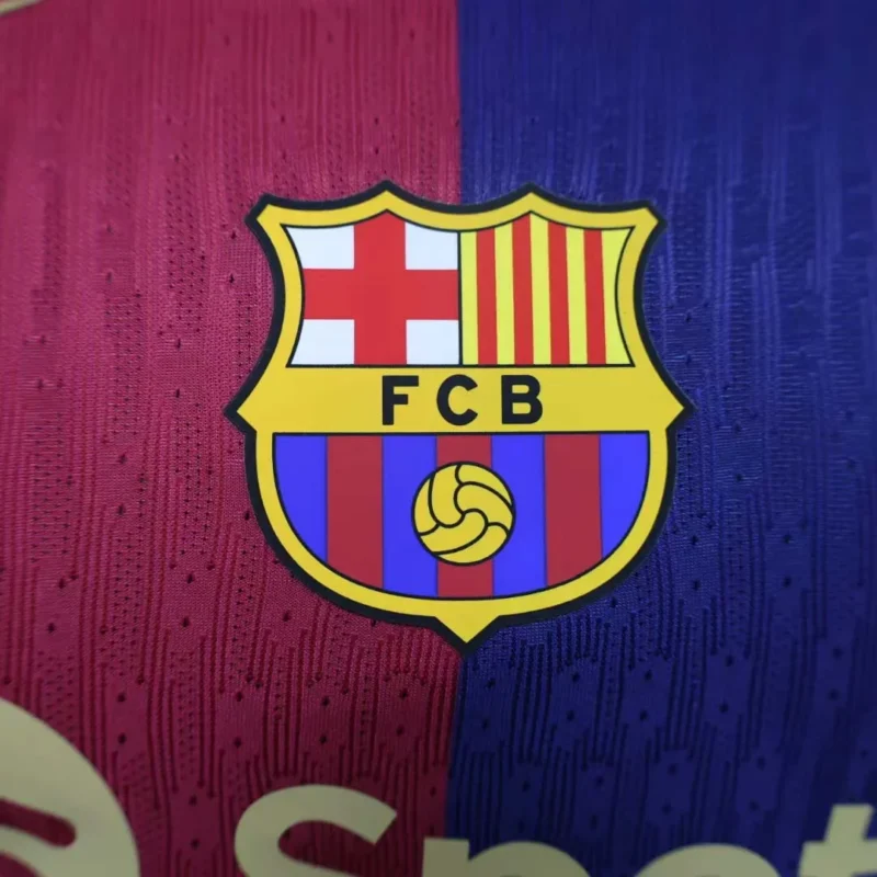 2024/2025 Player Version Barcelona Home Football Shirt 1:1 Thai Quality (With Sponsor) - Image 5