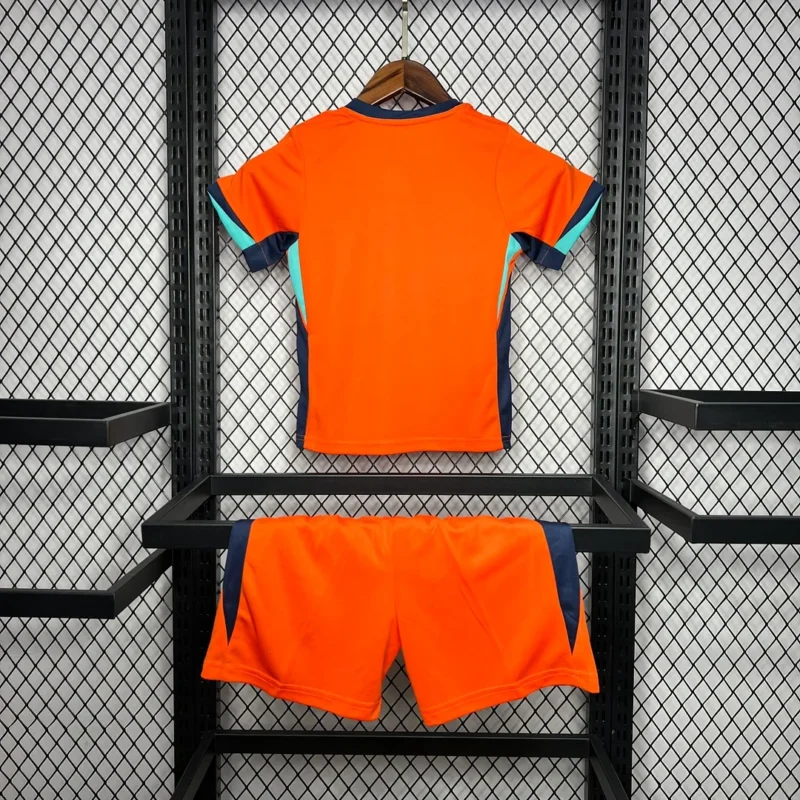 2024 Netherlands National Team Home Football Shirt 1:1 Thai Quality Kids Size - Image 2