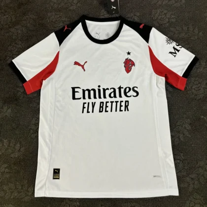 2025/2026 AC Milan Training Suit White Football Shirt  1:1 Thai Quality