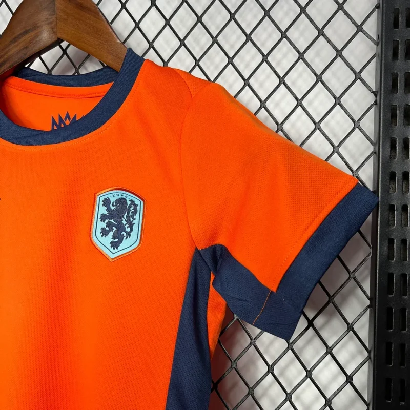 2024 Netherlands National Team Home Football Shirt 1:1 Thai Quality Kids Size - Image 4